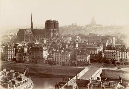 Charles Soulier, Panorama de Paris - Pris de la tour Saint Jacques, ca. 1865