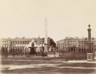 Charles Soulier, Place de la Concorde à Paris photo