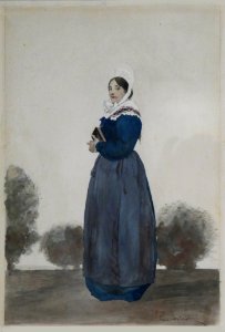 Charles Spindler-Jeune fille de Schleithal-Musée alsacien de Strasbourg