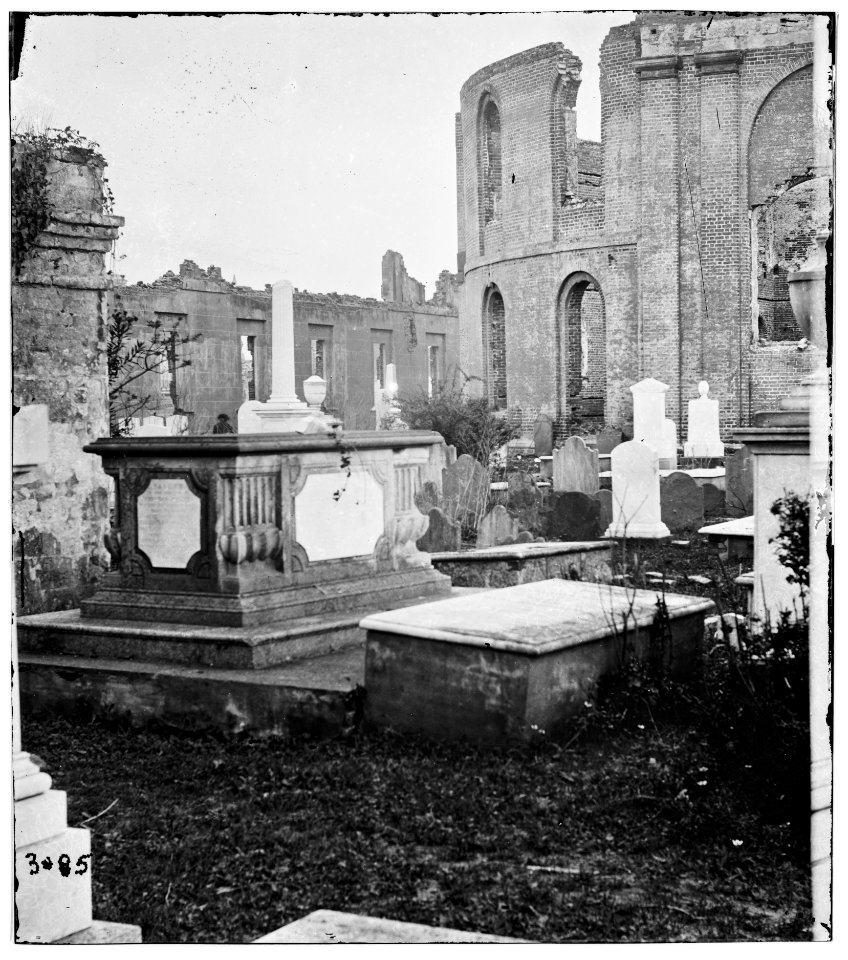 Charleston, S.C. Graveyard of the ruined Circular Church LOC cwpb.02366