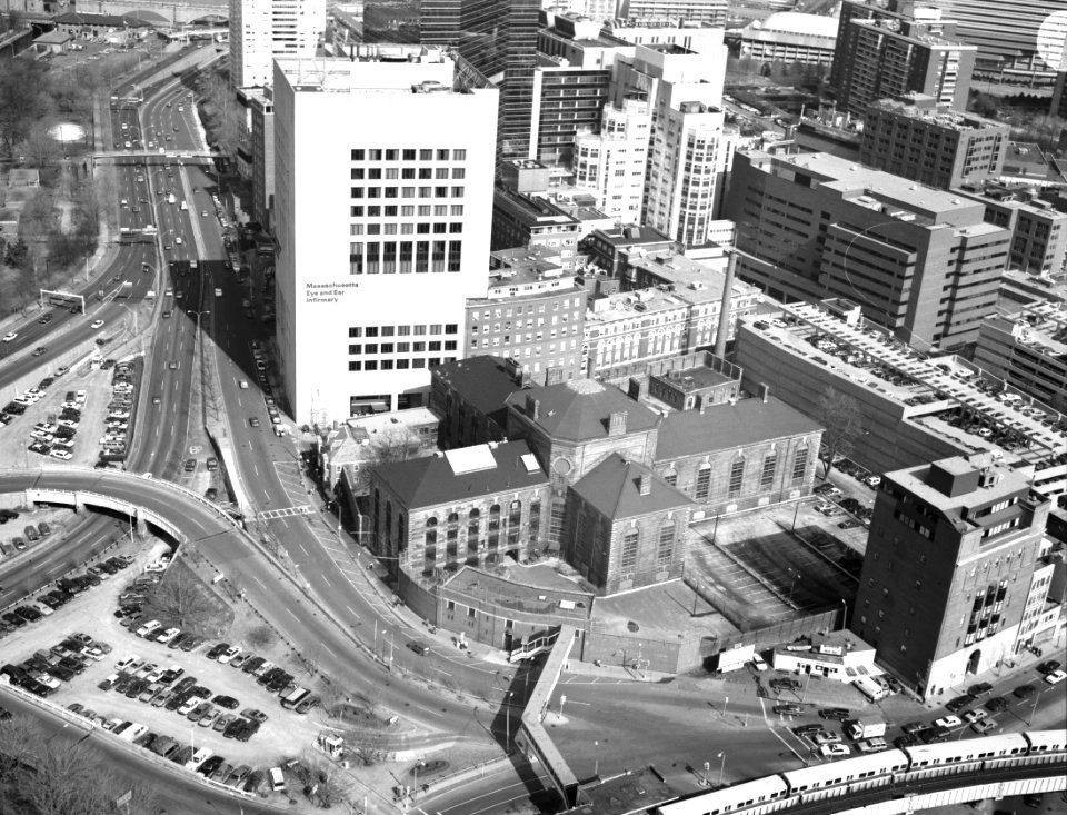 Charles Street Jail (Boston, MA) - aerial view
