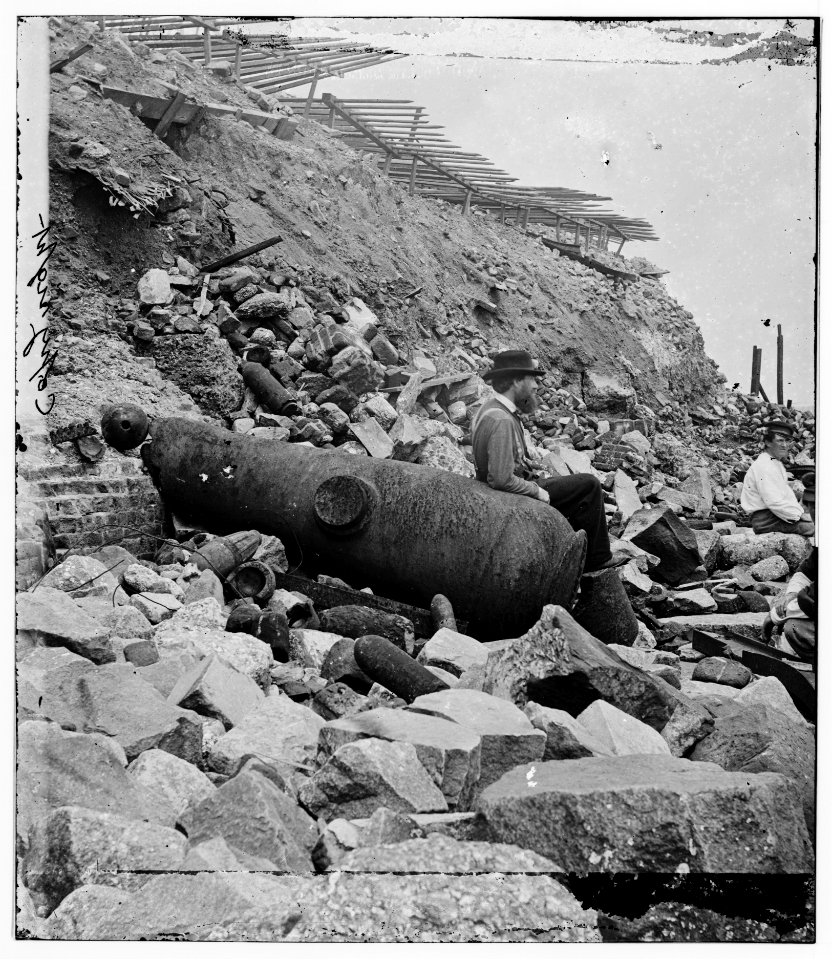 Charleston, S.C. Site of the night attack on Fort Sumter, September 8, 1863 LOC cwpb.02294