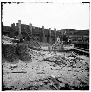 Charleston Harbor, South Carolina. Interior view of Fort Sumter LOC cwpb.03069