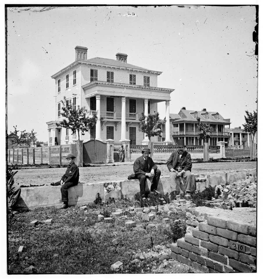 Charleston, South Carolina. O'Connor house (180 Broad Street), where Federal officers were confined under fire LOC cwpb.02395