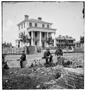 Charleston, South Carolina. O'Connor house (180 Broad Street), where Federal officers were confined under fire LOC cwpb.02395