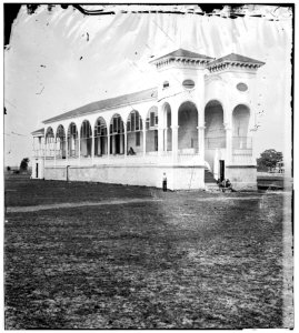 Charleston, South Carolina. Club house at the race course where Federal officers were confined LOC cwpb.02362