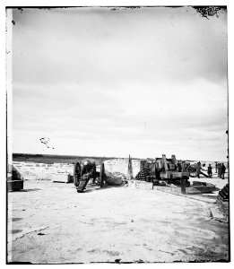 Charleston, South Carolina (vicinity). (Interior of Fort Putnam on Morris Island) LOC cwpb.03193