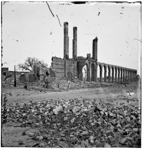 Charleston, South Carolina. Ruins of North Eastern Railroad depot LOC cwpb.02388