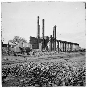 Charleston, South Carolina. Ruins of north Eastern Railroad depot LOC cwpb.03061