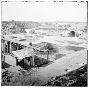 Charleston, South Carolina (vicinity). Interior view of Fort Moultrie. (Sullivan's Island) LOC cwpb.03092