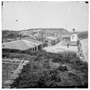Charleston, South Carolina (vicinity). Interior view of Fort Moultrie. (Sullivan's Island) LOC cwpb.03105