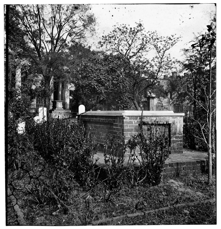 Charleston, South Carolina. Grave of John C. Calhoun in front of St. Philip's Church LOC cwpb.02407
