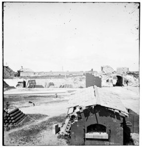 Charleston, South Carolina. Interior of Fort Moultrie; Looking through the Sally port LOC cwpb.02441