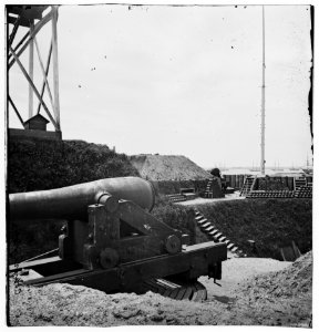 Charleston, South Carolina. Interior view of Castle Pinckney, Charleston Harbor LOC cwpb.02436