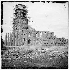 Charleston, South Carolina. Ruins of Circular Church and Secession Hall LOC cwpb.03037