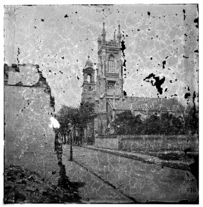 Charleston, South Carolina. Unitarian and German Lutheran churches on Archdale Street LOC cwpb.03027