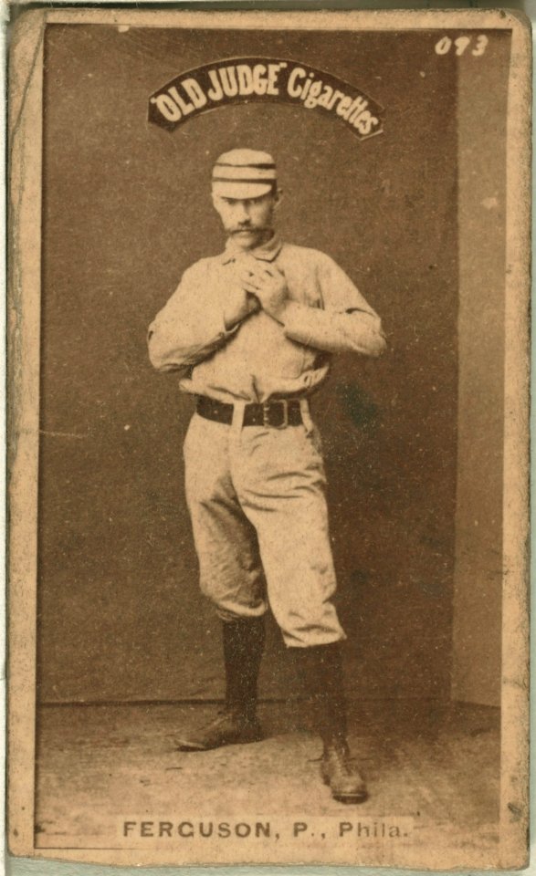 Charlie Ferguson, Philadelphia Quakers, baseball card portrait LCCN2007686890