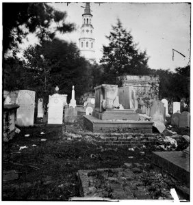 Charleston, South Carolina. Ruins of bombarded graveyard LOC cwpb.02405