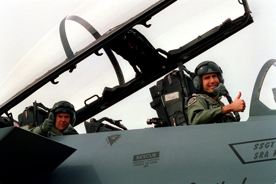 Charlie Heald and Peter Jennings