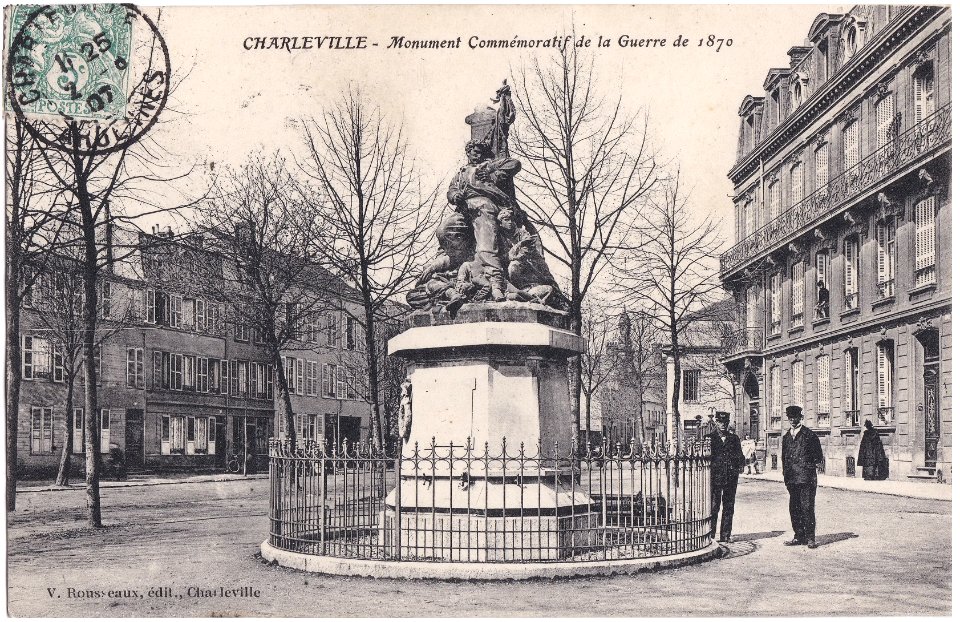 CHARLEVILLE — Monument Commémoratif de la Guerre de 1870