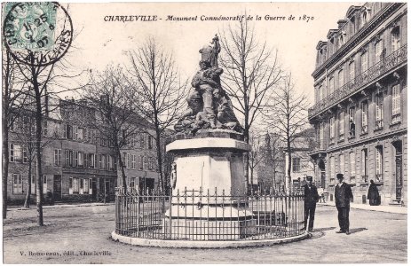 CHARLEVILLE — Monument Commémoratif de la Guerre de 1870