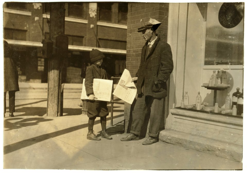 Charlie Talley, 9 years old, lives at 204 N. Douglas St., Starts out about 4 a.m. every day in the week and Sunday. Goes to school too, he says. LOC nclc.04014