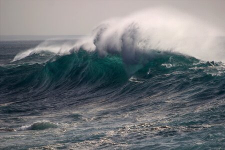 Waters wave ocean