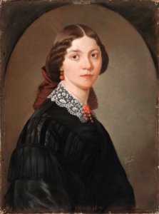 Charlotta Lotten Lindblad (1829-1912), pianist, pianolärare - Nationalmuseum - 174394