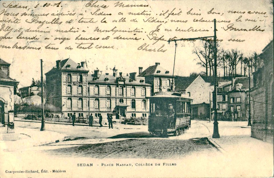 Charpentier-Richard - SEDAN - Place Nassau, Collège de Filles