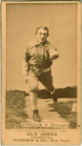 Charlie Sprague, Chicago White Stockings, baseball card portrait LCCN2007686483