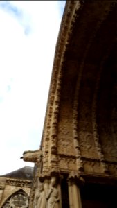 Chartres - north portal - central bay - genesis 1