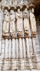 Chartres - north portal - central bay - right part