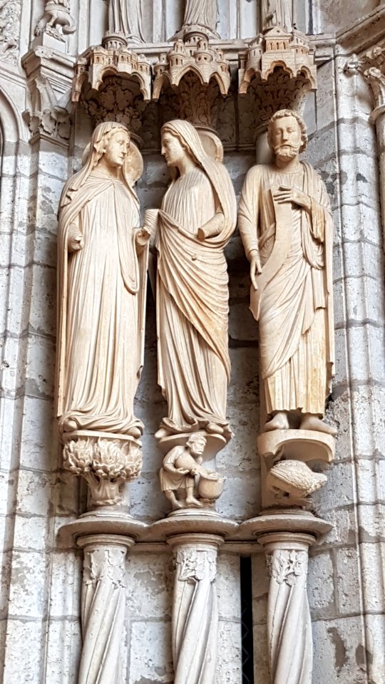 Chartres - north portal - left bay - right part