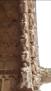 Chartres - north portal - left bay - vita activa and contemplativa 3