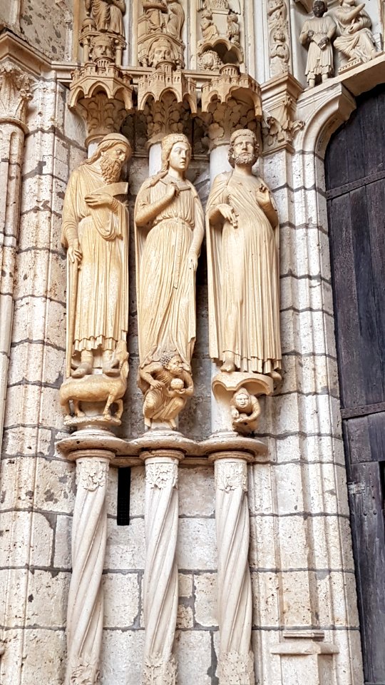 Chartres - north portal - right bay - left part