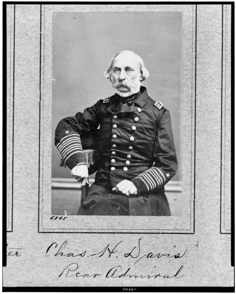Chas. H. Davis, Rear Admiral, three-quarter length portrait, seated, facing slightly left LCCN91482775