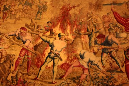 Chasses de l'Empereur Maximilien - La Flambée du sanglier 02