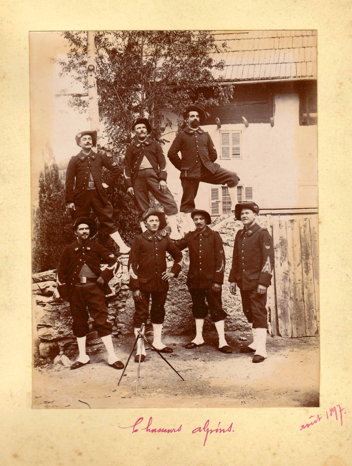 Chasseurs alpins 1897