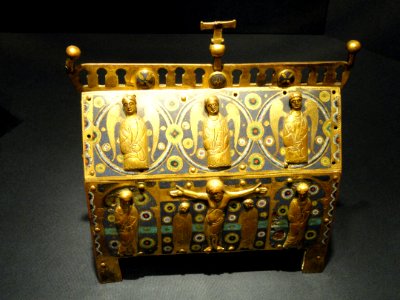 Chasse reliquary, Limoges, late 12th - 13th century - Nelson-Atkins Museum of Art - DSC08392 photo
