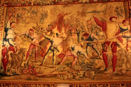 Chasses de l'Empereur Maximilien - La Flambée du sanglier 01