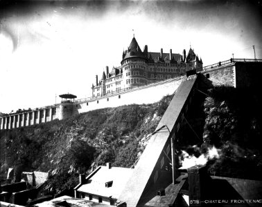 Chateau Frontenac - Funiculaire - 1900 photo