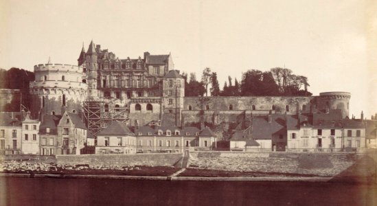 Chateau d'Amboise pendant restauration
