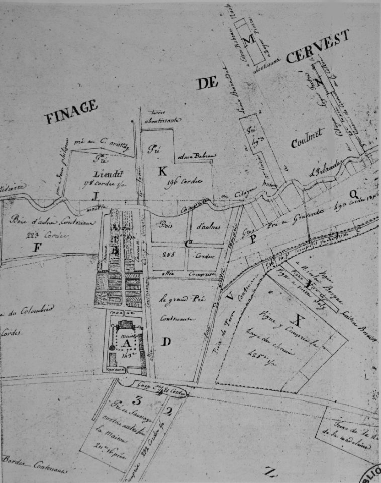 Chateau de cervet 1799 BM Troyes
