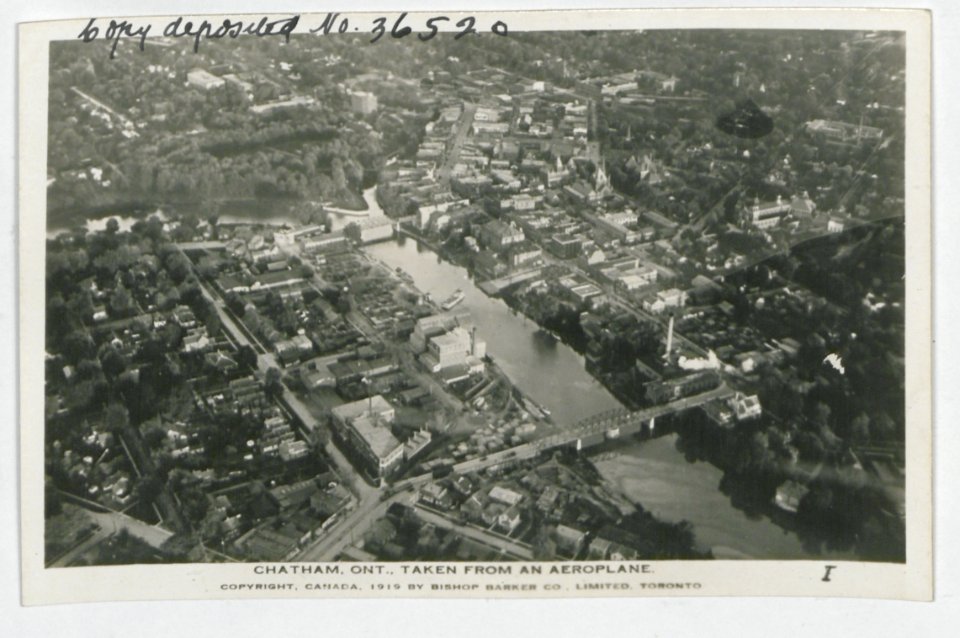 Chatham Ontario from the Air (HS85-10-36520) original