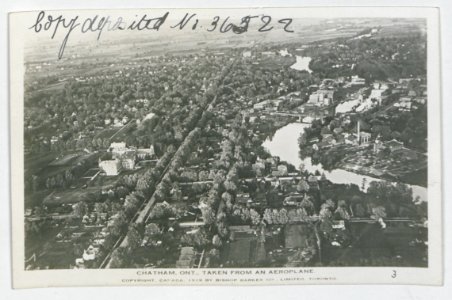Chatham Ontario from the Air (HS85-10-36522) original