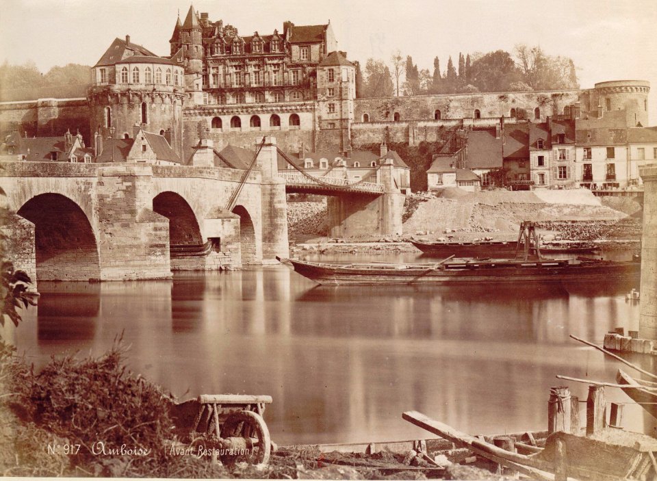 Chateau d'Amboise avant restauration