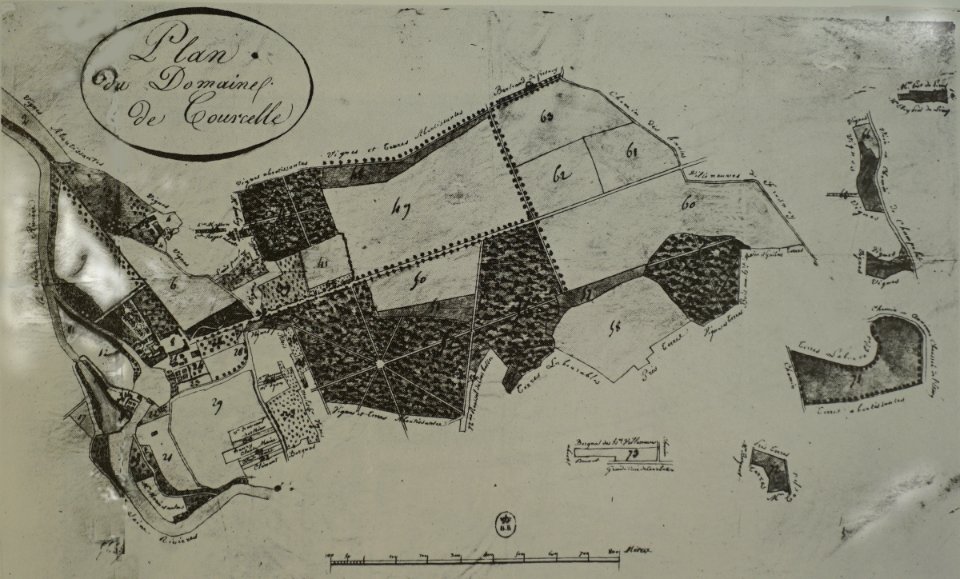 Chateau COurcelles les Cléry cabinet des estampes