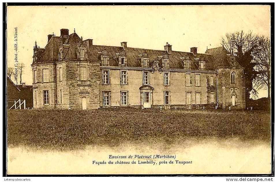 Chateau de Lambilly Carte postale 1910-1920