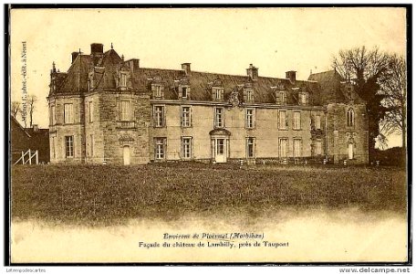 Chateau de Lambilly Carte postale 1910-1920
