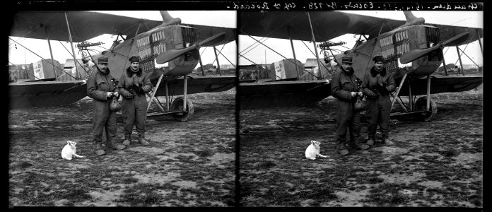 Chaudun. 19-04-18. Bréguet 14 B.2 Escadrille Br 128. Cap Rocard - Fonds Berthelé - 49Fi1057